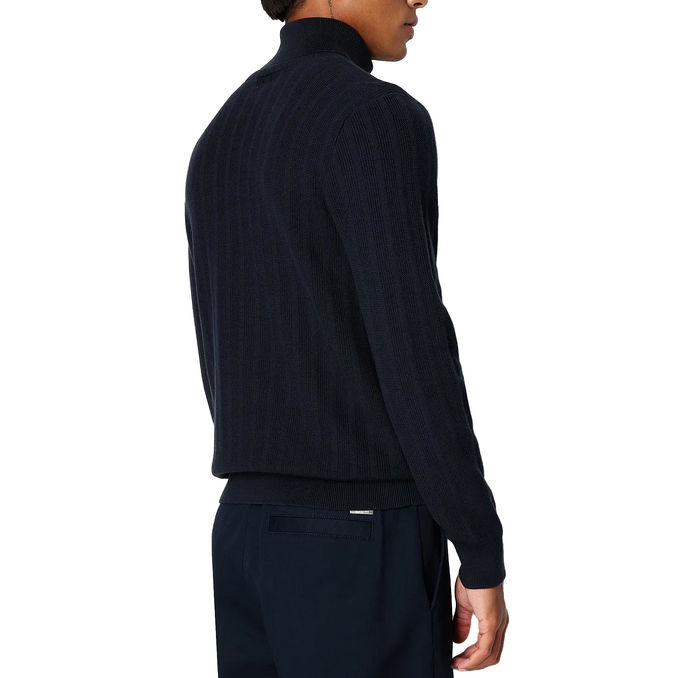 PULLOVER SUSTAINABILITY VALUE Uomo Navy