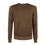 PULLOVER TINTO IN CAPO Uomo Tabacco PULLOVER TINTO IN CAPO Uomo Tabacco
