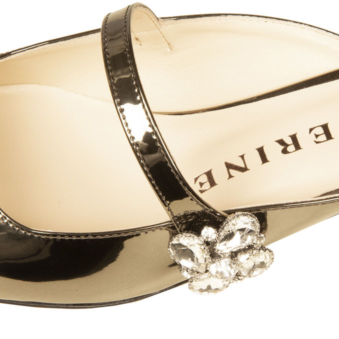 SABOT SPECCHIO Donna Canna di Fucile Strass