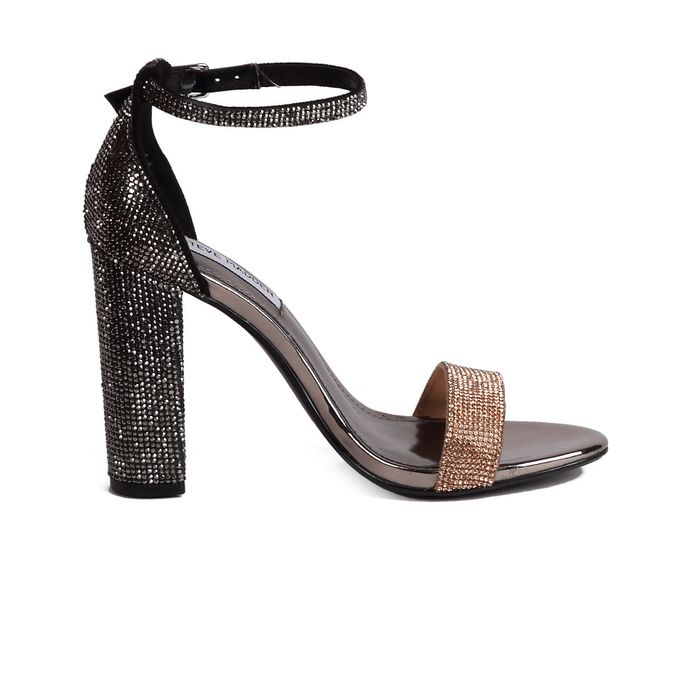 SANDALI ALTO FULL STRASS CON CINTURINO
