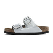 SANDALI ARIZONA BIG BUCKLE Unisex Metallic Silver SANDALI ARIZONA BIG BUCKLE Unisex Metallic Silver