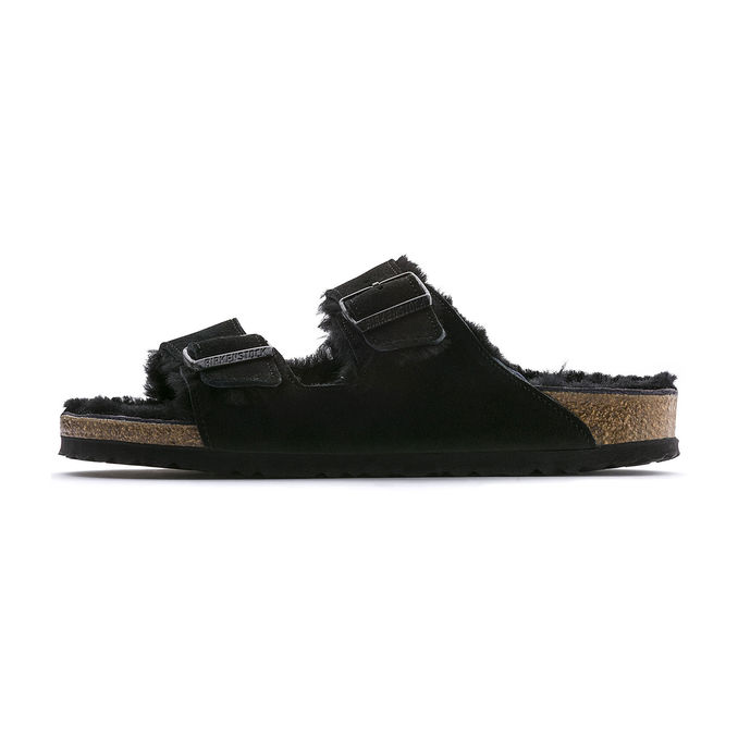 SANDALI ARIZONA SHEARLING Unisex Black