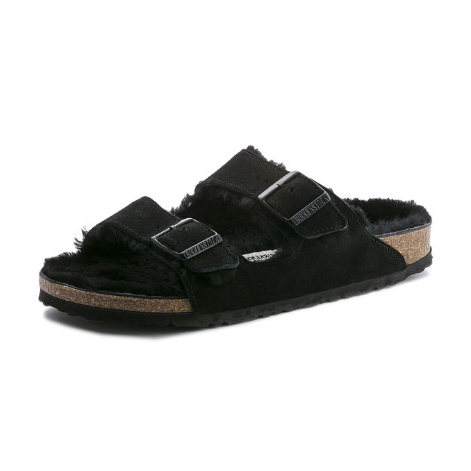 SANDALI ARIZONA SHEARLING Unisex Black