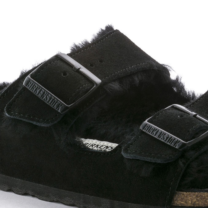 SANDALI ARIZONA SHEARLING Unisex Black