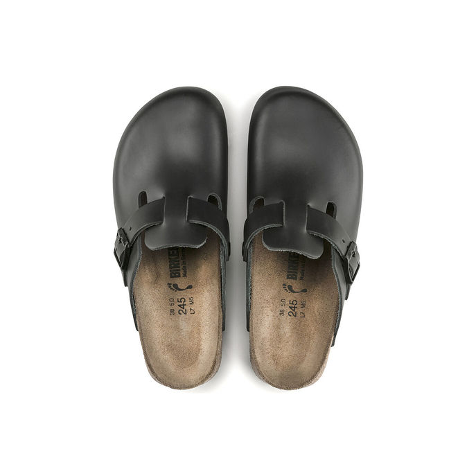 SANDALI BOSTON PROFESSIONAL LEATHER Unisex Black