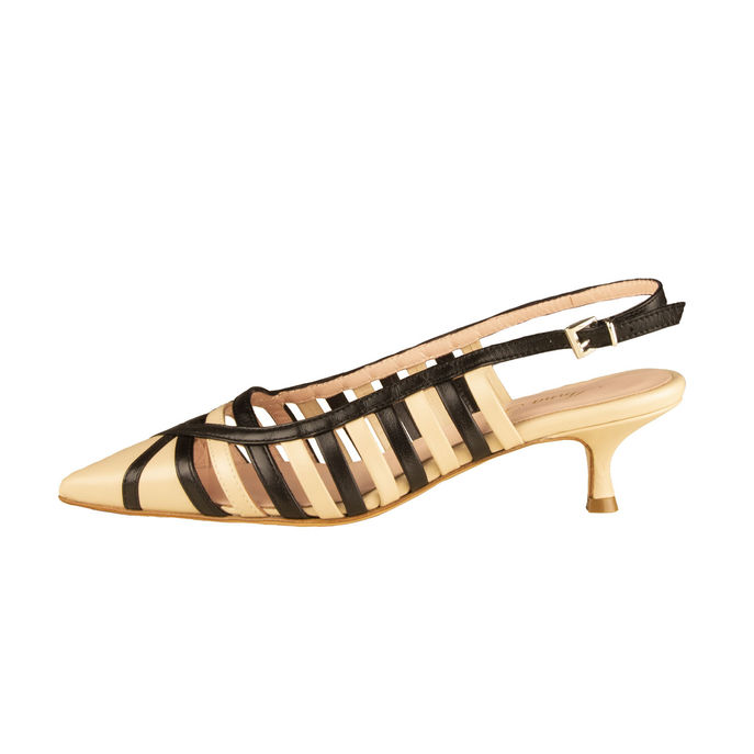 SANDALI CHANEL NAPPA Donna Nero Gesso