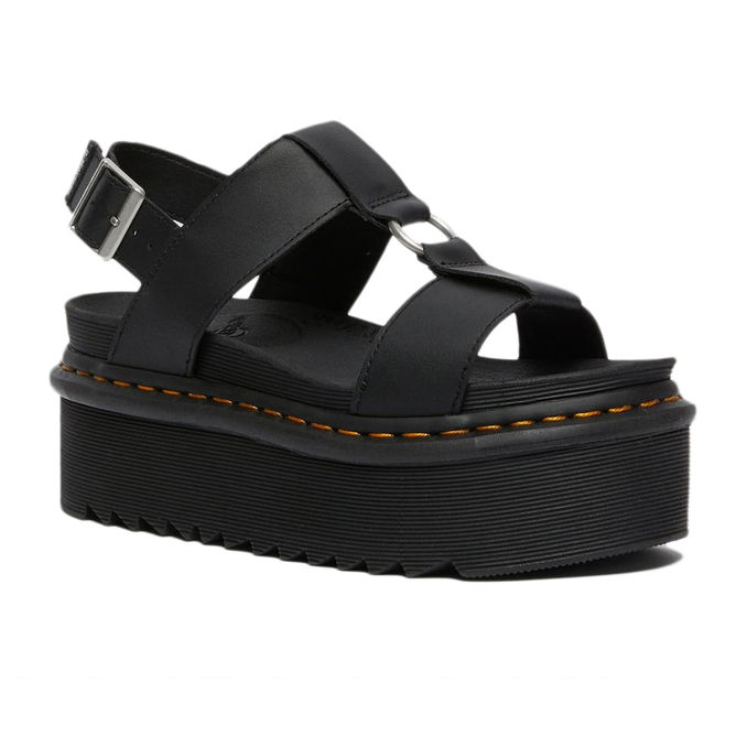 SANDALI FRANCIS PLATFORM DI PELLE Donna Nero