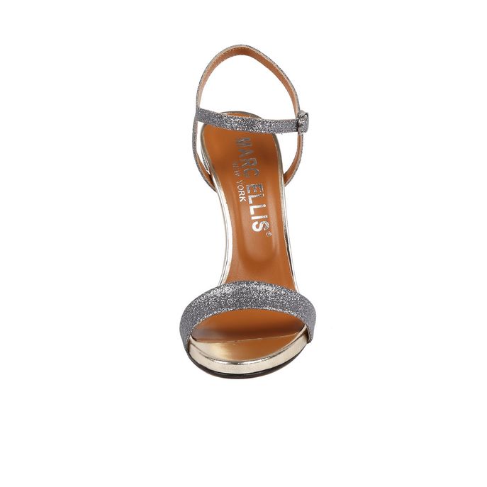 SANDALI GLITTER CON TACCO STILETTO Donna Peltro