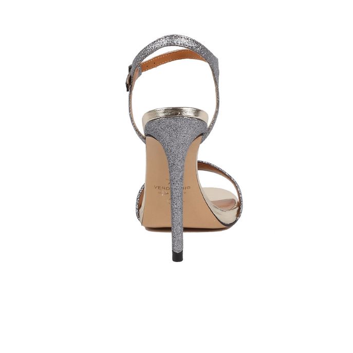SANDALI GLITTER CON TACCO STILETTO Donna Peltro