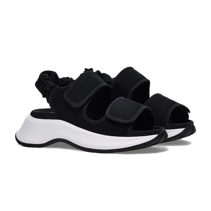 SANDALI H598 NEOPRENE CON VELCRO Donna Nero