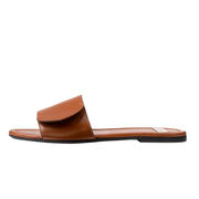 SANDALI IN PELLE CON LOGO Donna Leather SANDALI IN PELLE CON LOGO Donna Leather