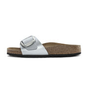 SANDALI MADRID BIG BUCKLE Unisex Metallic Silver SANDALI MADRID BIG BUCKLE Unisex Metallic Silver
