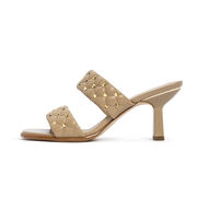 SANDALI MULE AMELIA ECOPELLE CON BORCHIETTE Donna Camel SANDALI MULE AMELIA ECOPELLE CON BORCHIETTE Donna Camel