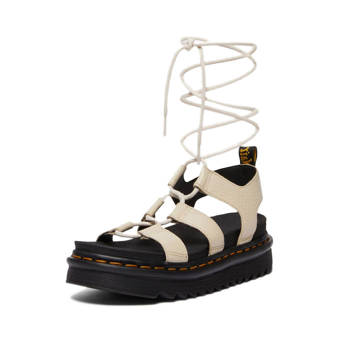 SANDALI NARTILLA Donna Parchment Beige Milled Nappa