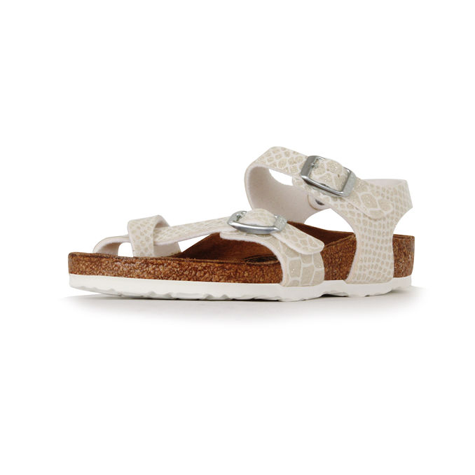SANDALI TAORMINA Bambina Magic Snake White