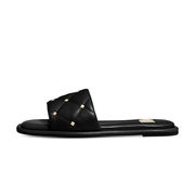 SANDALI TRAPUNTATA CON BORCHIE Donna Nero SANDALI TRAPUNTATA CON BORCHIE Donna Nero