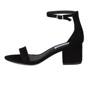 SANDALO IN SUEDE CON TACCO BASSO E CINTURINO Donna Black SANDALO IN SUEDE CON TACCO BASSO E CINTURINO Donna Black