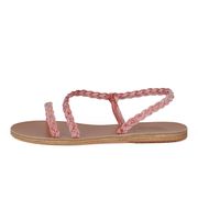 SANDALO PIATTO ANAXO Donna Velvet dusty pink SANDALO PIATTO ANAXO Donna Velvet dusty pink