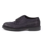 SCARPA DERBY SCAMOSCIATA A CODA DI RONDINE Uomo Blu SCARPA DERBY SCAMOSCIATA A CODA DI RONDINE Uomo Blu