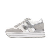 SCARPA MIDI PLATFORM Donna Grigio/Argento/Bianco SCARPA MIDI PLATFORM Donna Grigio/Argento/Bianco