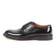 SCARPE DERBY IN PELLE SPAZZOLATA Uomo Nero SCARPE DERBY IN PELLE SPAZZOLATA Uomo Nero