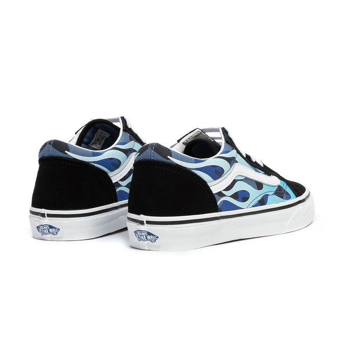 SCARPE JN OLD SKOOL Bambino Camo Flame Blue Icecamo