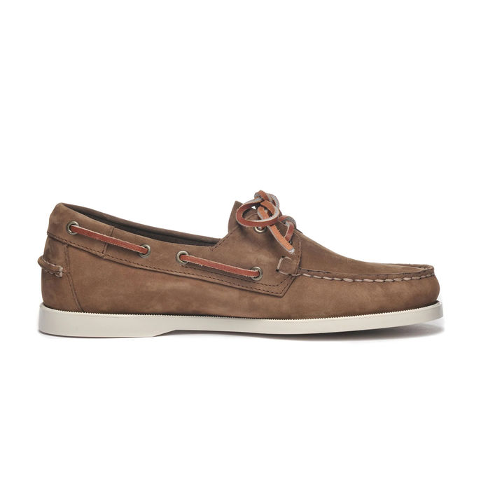 SCARPE STRINGATE DA BARCA DOCKSIDES PORTLAND NUBUCK Uomo Brown