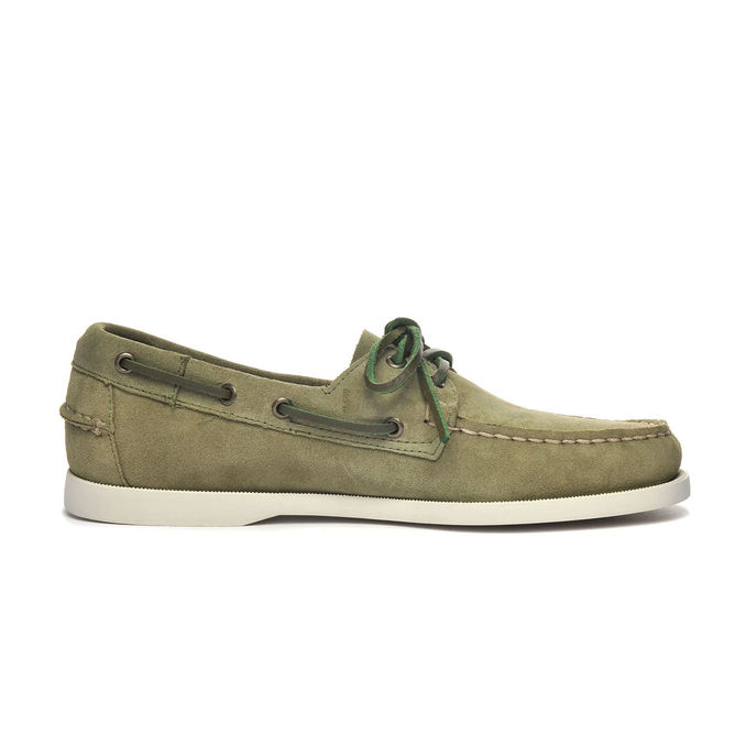 SCARPE STRINGATE DA BARCA PORTLAND FLESH OUT Uomo Green Military