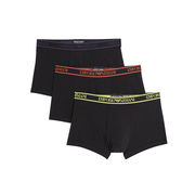 SET 3 PACK BOXER LOGO LETTERING GRANDE Uomo Nero SET 3 PACK BOXER LOGO LETTERING GRANDE Uomo Nero