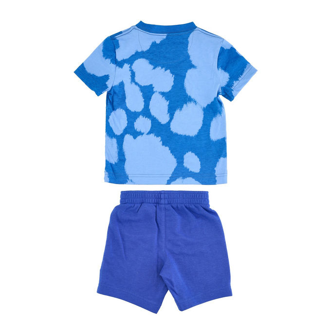 SET T-SHIRT + SHORT DYE DOT Bimbo Game Royal