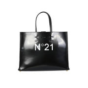 N°21 BORSA SHOPPER TARTAN Donna Nero Rosso Bianco