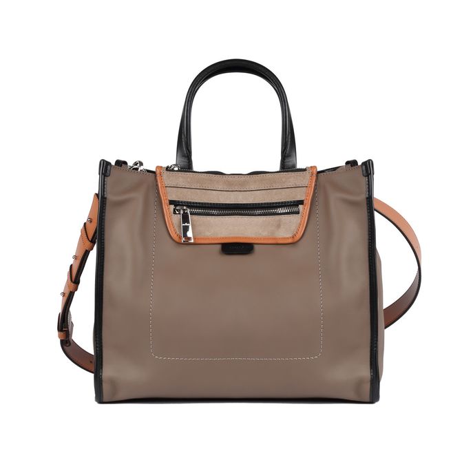 SHOPPER MULTICOLOR Donna Tortora Arancio