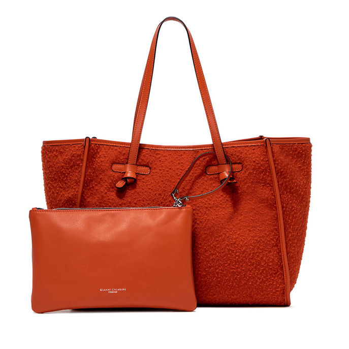 SHOPPING BAG MARCELLA Donna Arancio 7000427700024