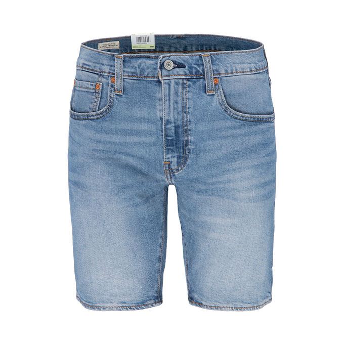 SHORT 412 SLIM DENIM SFRANGIATO Uomo Denim chiaro