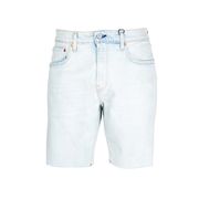 SHORT 412 SLIM DENIM SFRANGIATO Uomo Icepick light indigo SHORT 412 SLIM DENIM SFRANGIATO Uomo Icepick light indigo
