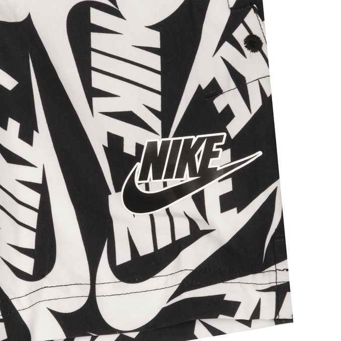 SHORT LOGO ALL OVER Bimbo Nero