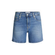 SHORT MID RISE IN JEANS Donna Denim Medium SHORT MID RISE IN JEANS Donna Denim Medium