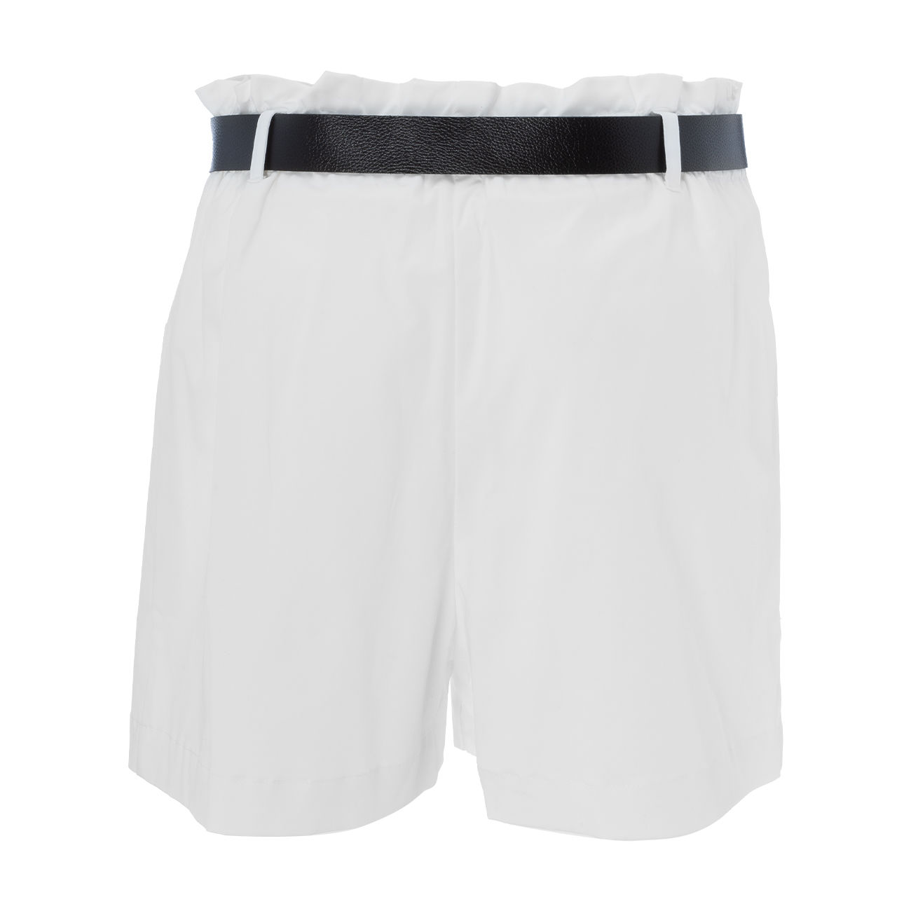Donna Abbigliamento da Shorts da Mini shorts Shorts con cinturaN°21 in Cotone di colore Bianco 