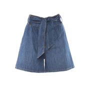 SHORT SIRENA DENIM CON FIOCCO Donna Denim medio SHORT SIRENA DENIM CON FIOCCO Donna Denim medio