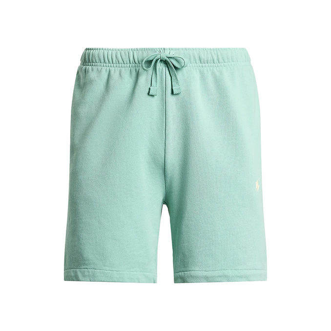 SHORTS LOOPBACK IN PILE LEGGERO Uomo Celadon