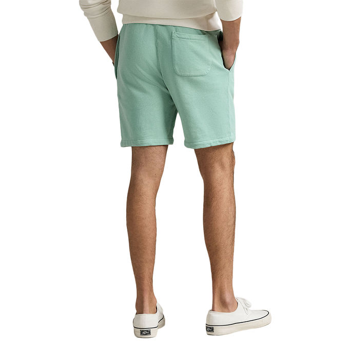 SHORTS LOOPBACK IN PILE LEGGERO Uomo Celadon