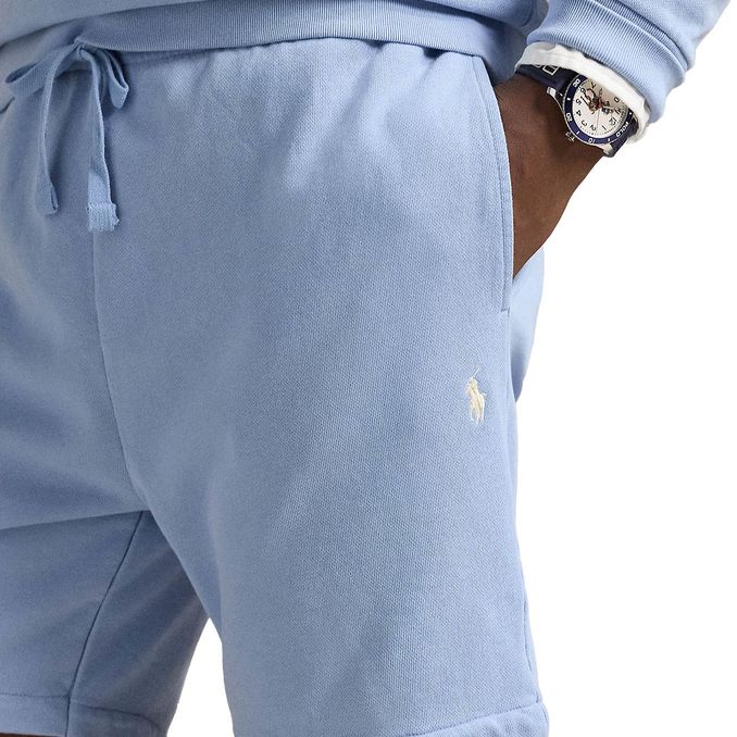 SHORTS LOOPBACK IN PILE LEGGERO Uomo Chambray Blue