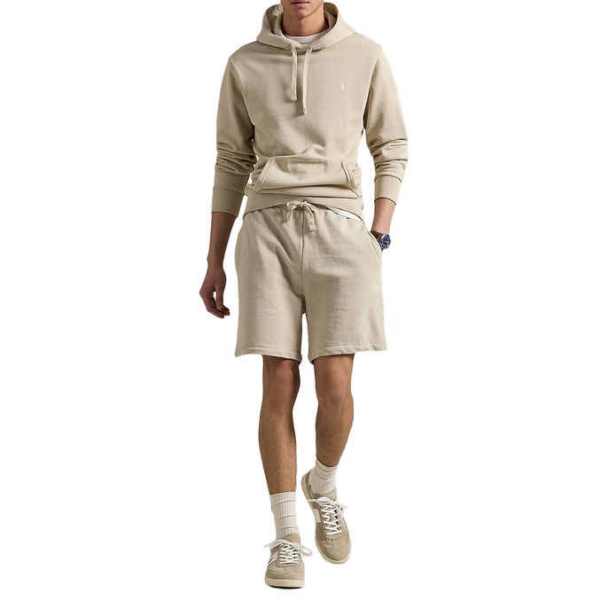SHORTS LOOPBACK IN PILE LEGGERO Uomo Stoneware Grey