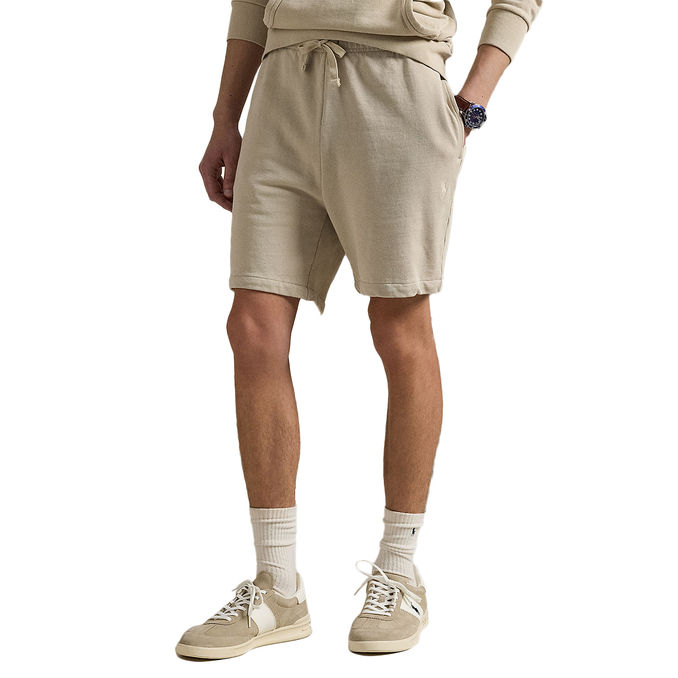 SHORTS LOOPBACK IN PILE LEGGERO Uomo Stoneware Grey