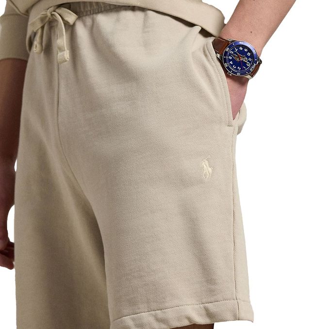 SHORTS LOOPBACK IN PILE LEGGERO Uomo Stoneware Grey