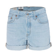 SHORTS ROLLED 501 Donna Luxor erosion Denim chiaro SHORTS ROLLED 501 Donna Luxor erosion Denim chiaro