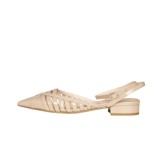 SLINGBACK CON LISTELLE Donna Beige