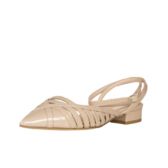 SLINGBACK CON LISTELLE Donna Beige