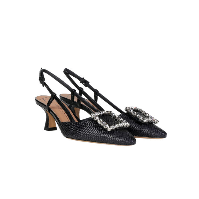 SLINGBACK STEFI Donna Nero