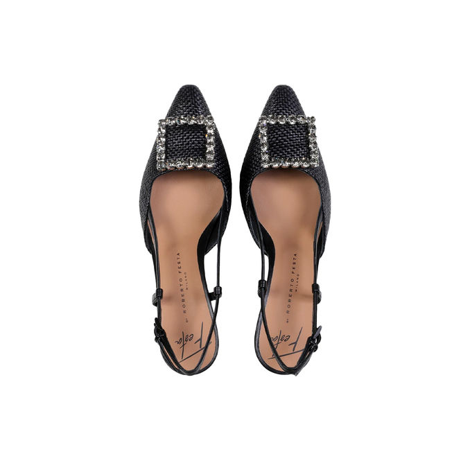 SLINGBACK STEFI Donna Nero